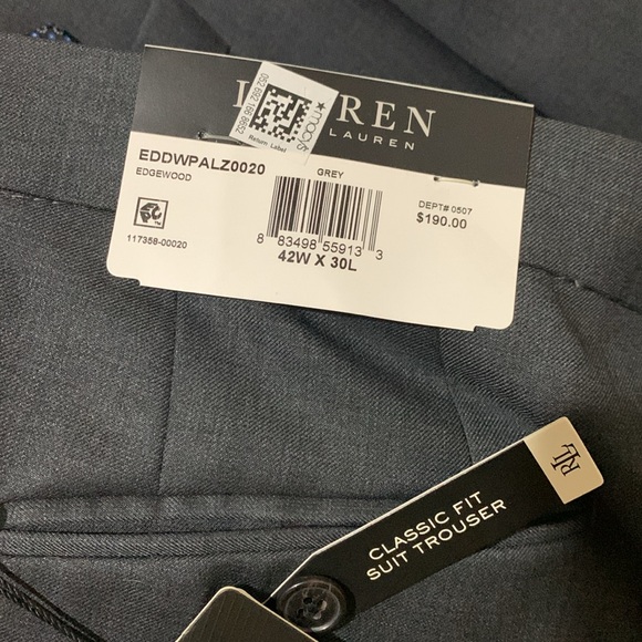 LRL SUIT (Jacket 50L, Pants 42x30) - Picture 4 of 16